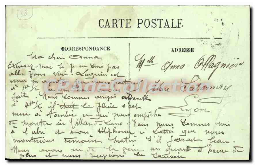 Grenoble — La Rue Félix Poulat — LL. — Verso