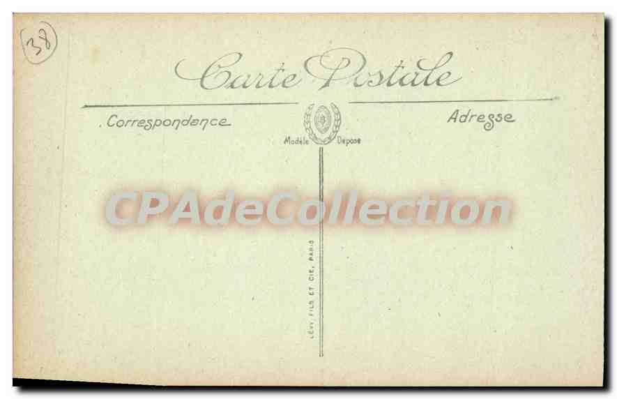 Grenoble — Avenues de la Gare et Alsace-Lorraine — Les Alpes — LL. — Verso