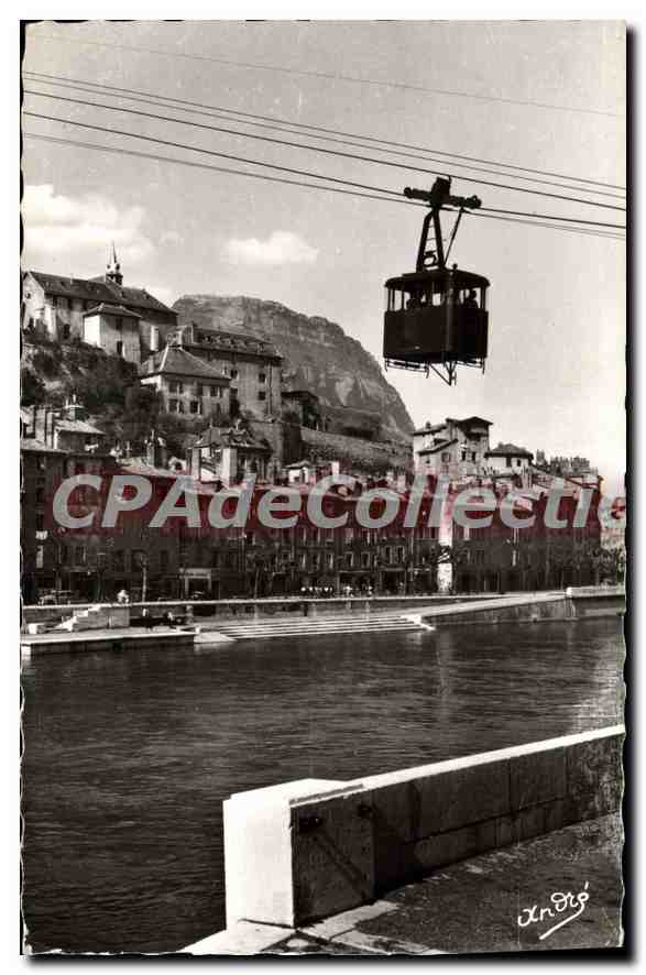 Grenoble — Départ du téléphérique de la Bastille — Éditeur SPADE