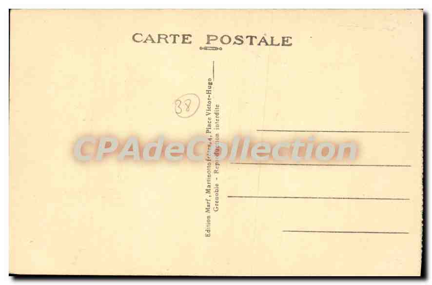 Grenoble — Le Téléférique de la Bastille — La Gare du Quai de la République — Édition Marf. Martinotto, Grenoble — Verso