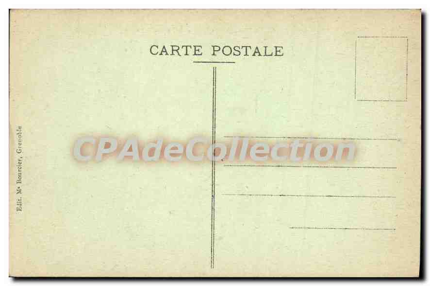 Grenoble - La Tronche, die grüne Insel und die Alpenkette — Verlag Mr. Houretier, Grenoble, Nr. 415 — Rückseite