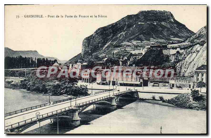 Grenoble - Pont de la Porte de France et le Néron — Édition M. Boarcier, n°77
