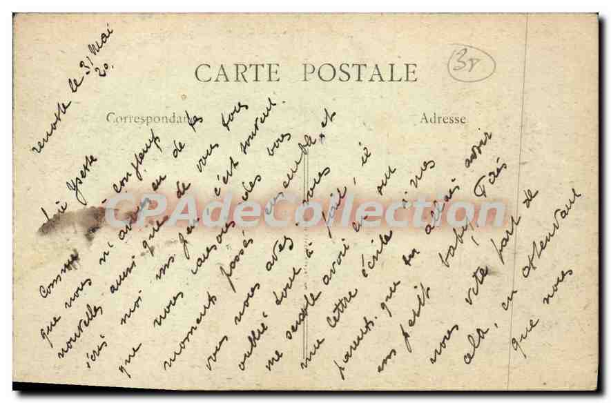 Grenoble — Vue panoramique et les Alpes — LE DAUPHINÉ, n°12 — Verso