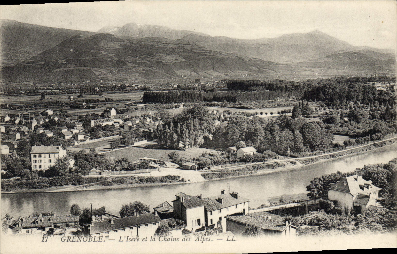 Grenoble — L’Isère et la Chaîne des Alpes — LL.