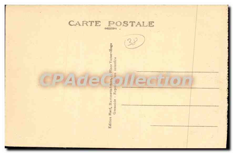 Grenoble — Le Téléphérique de la Bastille — Vue générale sur la Ville et la Gare — Reverso