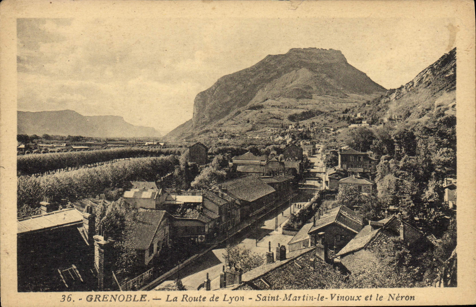 Grenoble — La Route de Lyon - Saint-Martin-le-Vinoux et le Néron — Éditions Maito-Féret, n°36