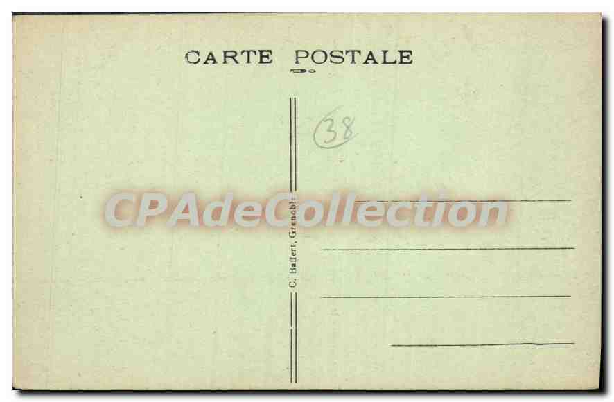Grenoble - Perspective of the Avenue Alsace-Lorraine and the Station — C. Baffieri, no. 106 bis — Back