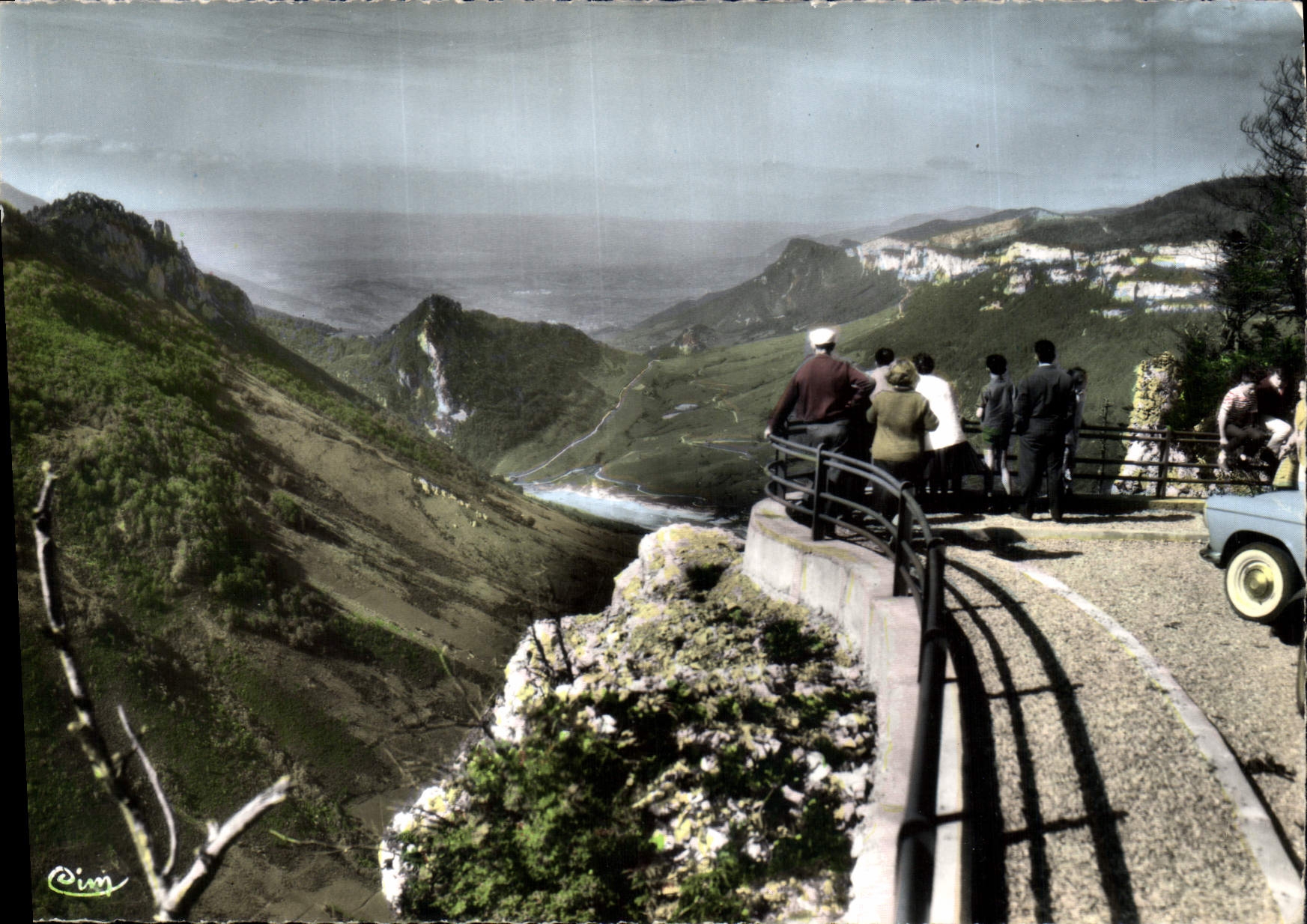 Ansicht des Col de la Bataille — Saint-Jean-en-Royans und Léoncel (Drôme) — Verlag 'Oim' (Signatur sichtbar)