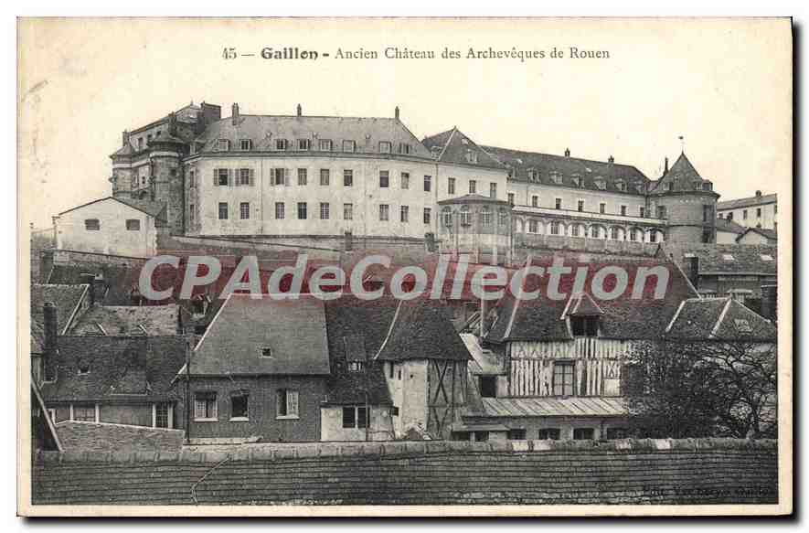 CPA Gaillon Ancien Chateau Des Archeveques De Rouen