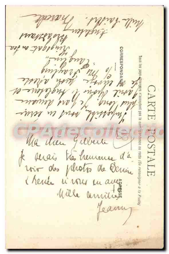 Château de la Grand'Maison — Beaumont-lès-Autels (Eure-et-Loir) — S.A.A.E. Laussedat, Châteaudun — Verso