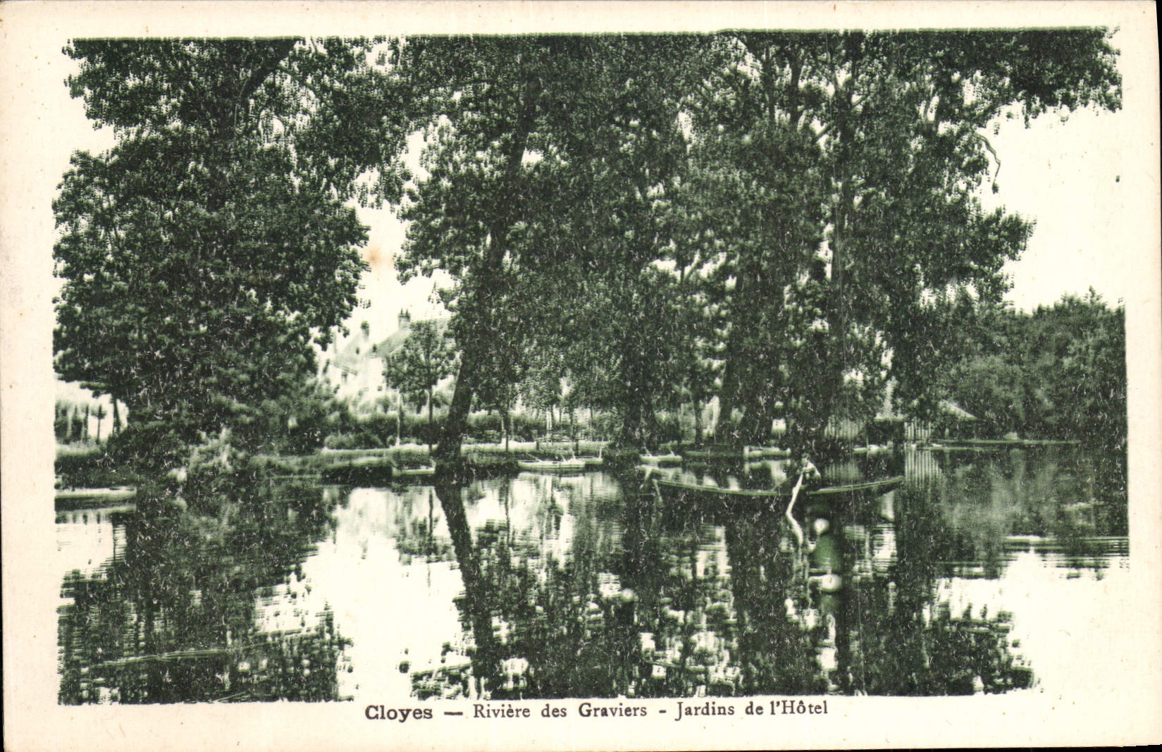 Cloyes — Rivière des Graviers — Jardins de l'Hôtel