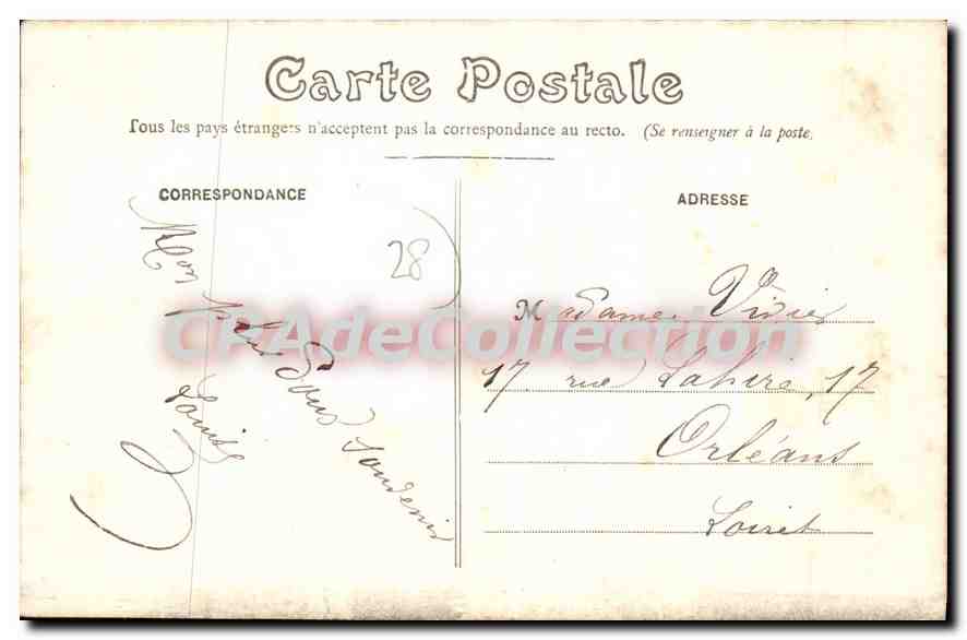 CPA Chateaudun Pont St Medard Et Chateau — Verso