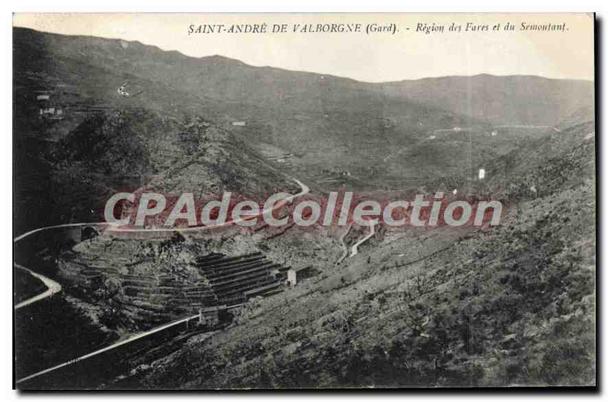 CPA Saint Andre De Valborgne Region Des Fares Et Du Semoutant