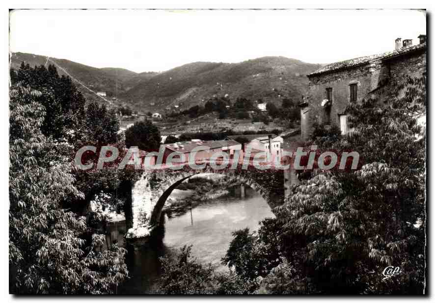 CPSM Le Vigan Le Vieux Pont Sur I'Arre