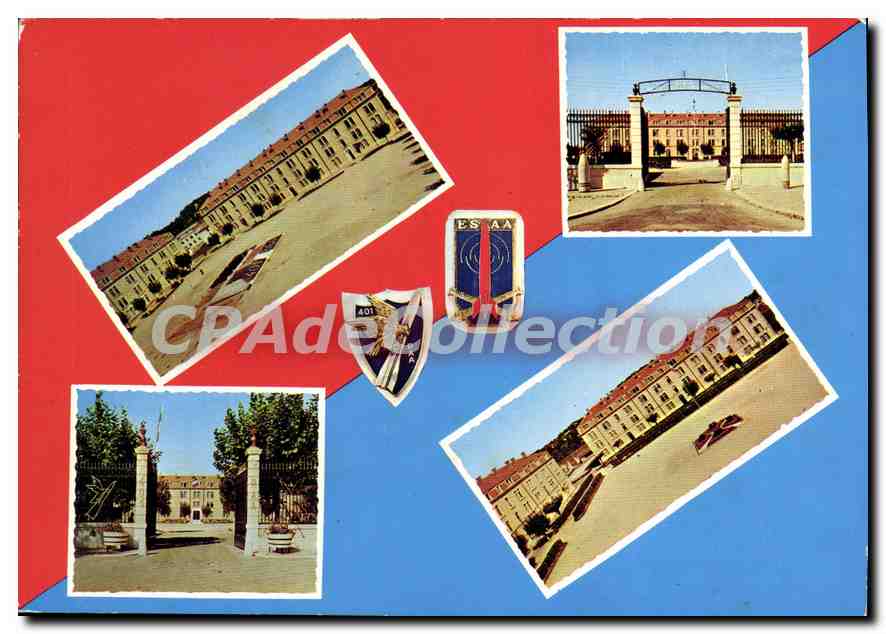 Nîmes (Gard) — École de Spécialisation de l'Artillerie Anti-Aérienne et 401ème Régiment Anti-Aérien — Éditions AROCOLOR