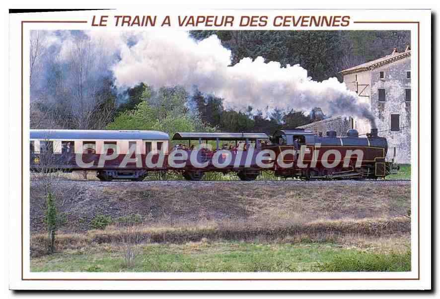 CPSM St Jean Du Gard Anduze train à vapeur des Cevennes 040 T 1751