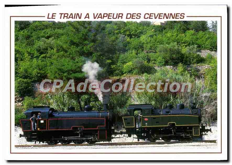 CPSM St Jean Du Gard Anduze train à vapeur des Cevennes 040 T 1751