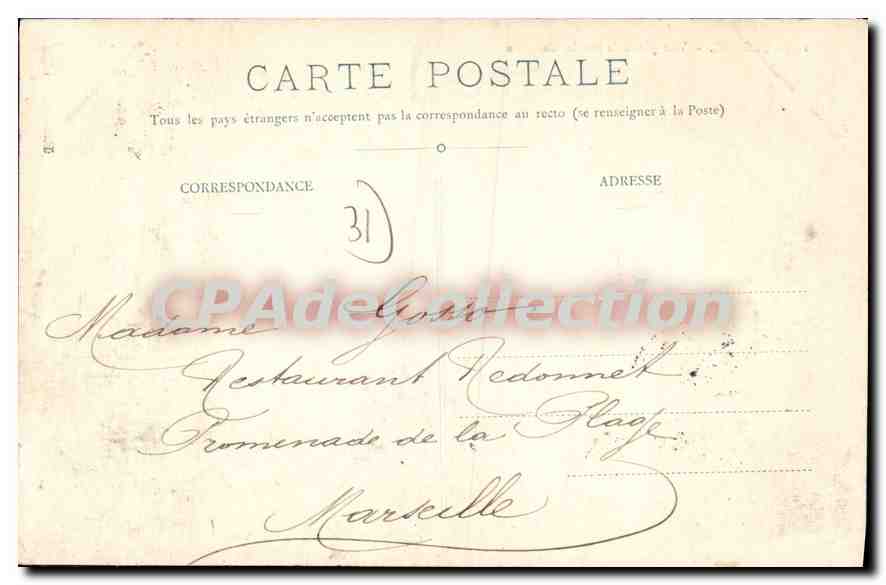 CPA Toulouse Vue Generale Sur La Garonne — Verso