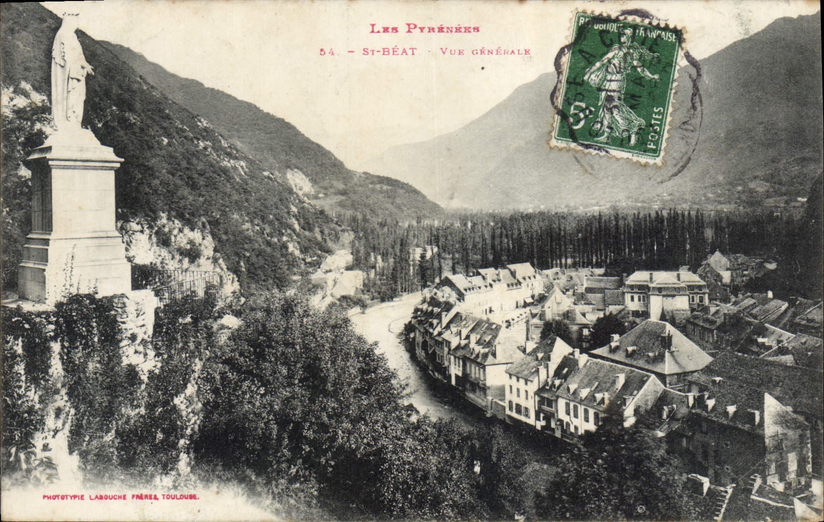 CPA St Beat Vue Generale