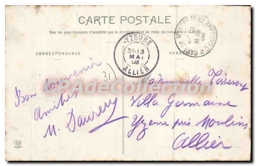 CPA St Beat Vue Generale — Verso
