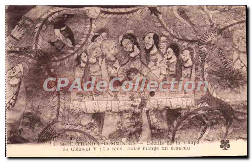 CPA St Bertrand de Comminges Details De La Chape Judas mange un crapeau