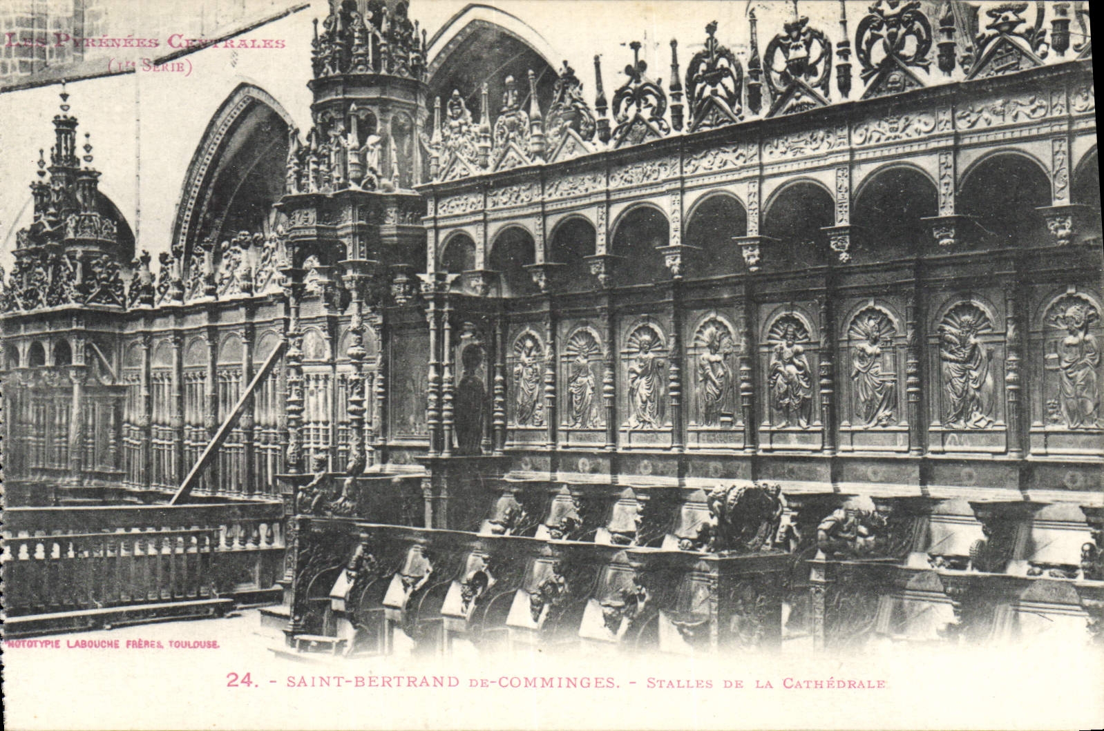 CPA Saint Bertrand De Comminges La Cathedrale stalles