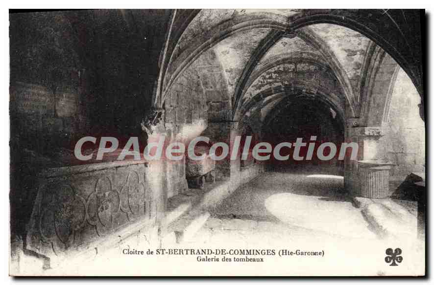 Cloître de ST-BERTRAND-DE-COMMINGES — Galerie des tombeaux — éditeur inconnu, n° de série 31