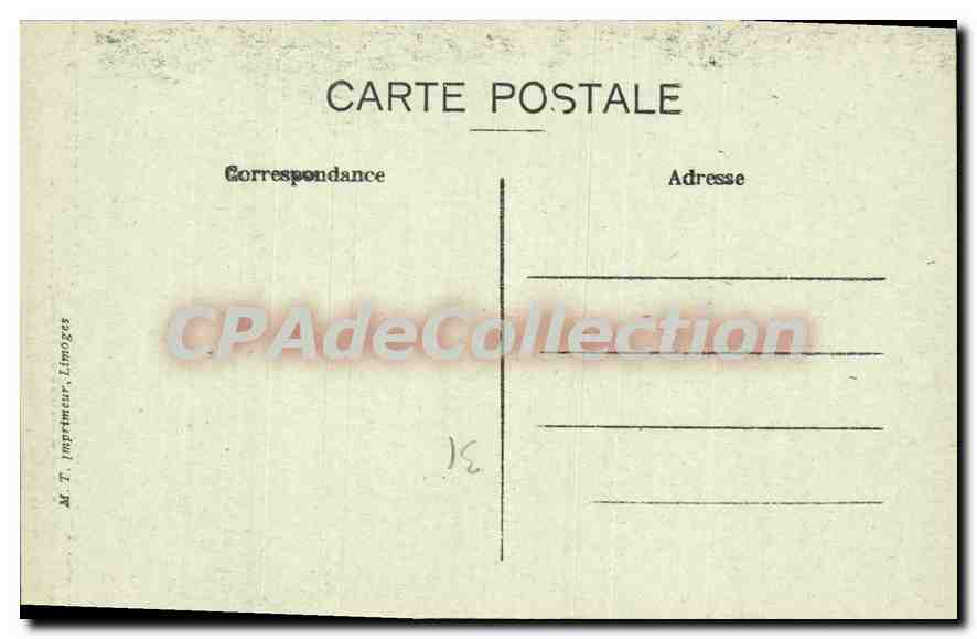 CPA St Bertrand De Comminges Porte D'Entree De La Chapelle — Verso