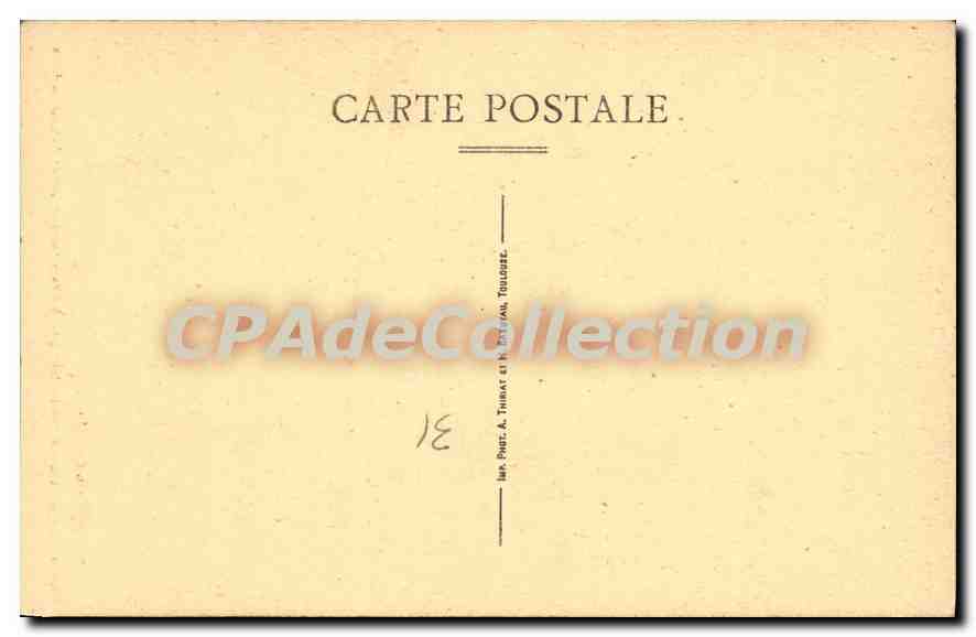 CPA Saint Bertrand De Comminges Chapiteau Du Cloitre — Verso