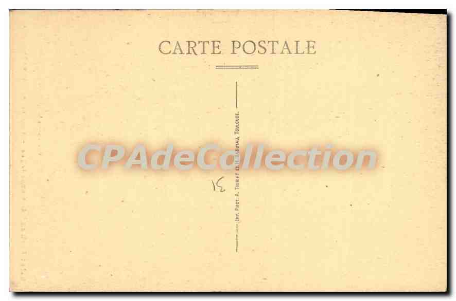 CPA Saint Bertrand De Comminges Chapiteau Du Cioitre — Verso