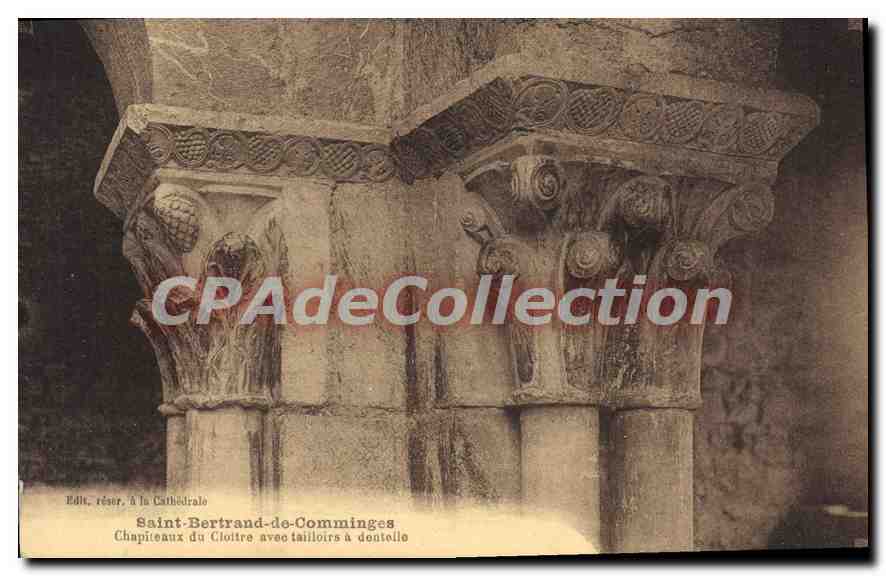 CPA Saint Bertrand De Comminges Chapiteaux Du Cloitre Avec tailloirs