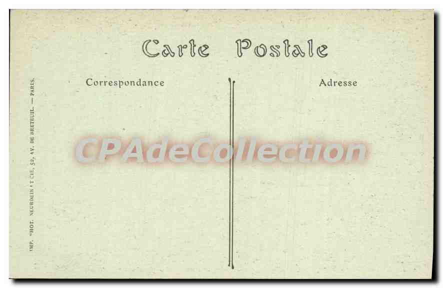 Hôtel du Vieux Raisin — Fenêtre — JND. PROL. — n° 152 — Verso