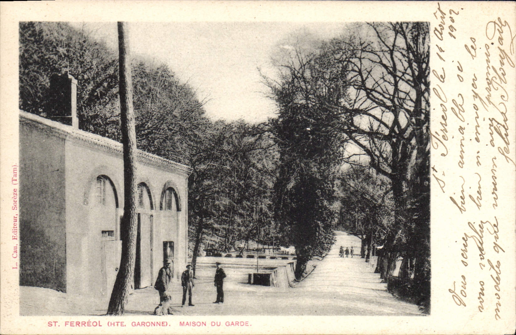 St. Ferréol (Hte. Garonne) — Maison du Garde — L. Cau, Éditeur Sorèze (Tarn) - Anverso