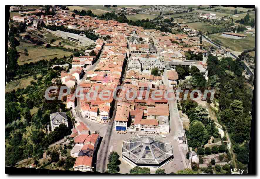 Montrejeau (Haute-Garonne) — Vue générale aérienne — Éditions Mexichrome, n°35