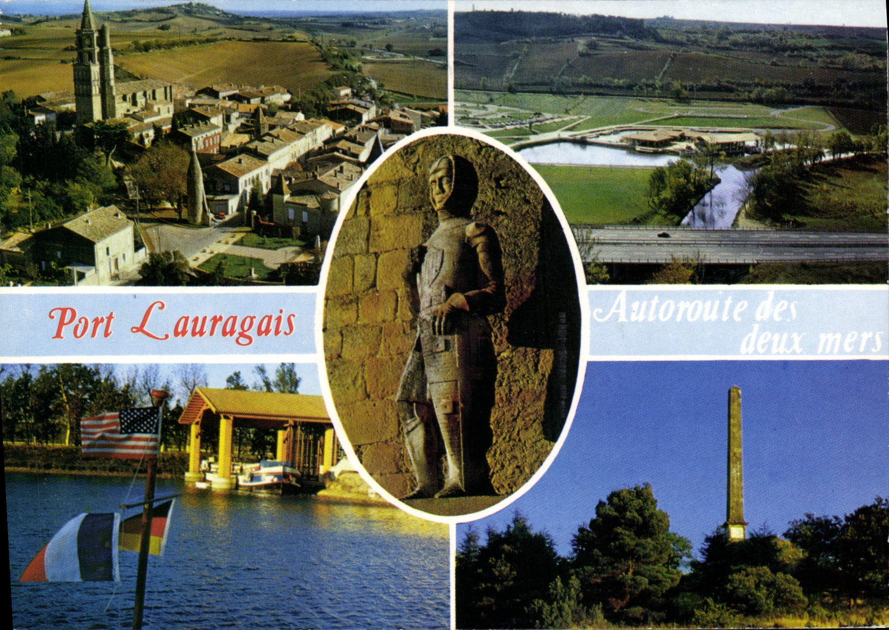 Port Lauragais — Autoroute des deux mers — éditeur OTO Éditions Larrieu, n° de série non visible