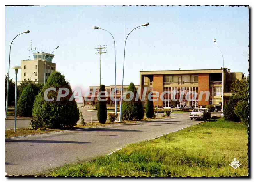 Toulouse, Cité des Violettes — L'Aérodrome de Blagnac, L'Entrée - la Tour de contrôle — Éditions d'Art L'ABOUCHE FRÈRES