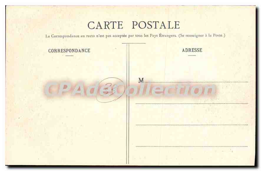 CPA St Andre De Cubzac Chateau Du Bouilh — Back