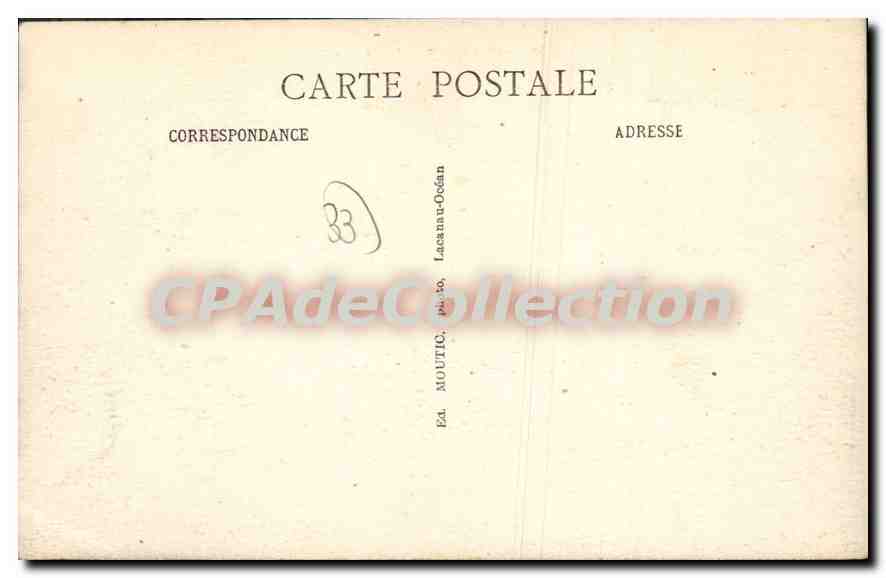 Lacanau-Océan — Das Bad — Verlag EA MOUTIC — Rückseite