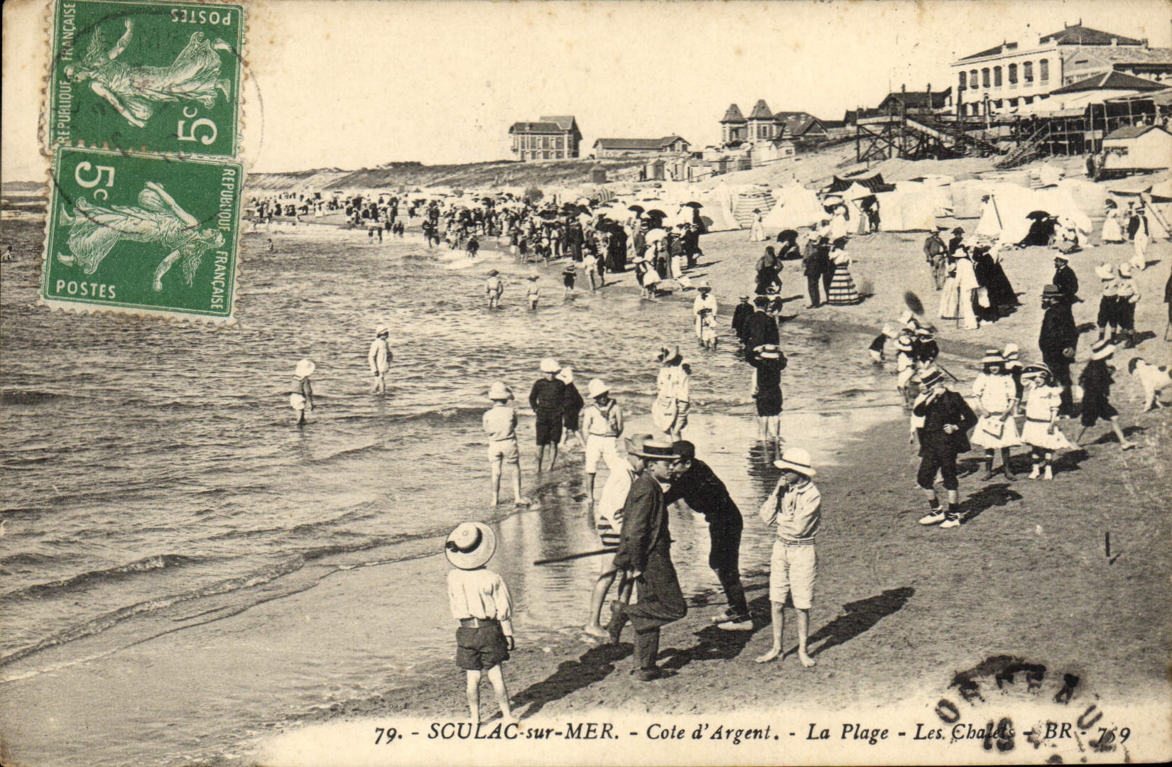 SCULAC-sur-MER - Côte d'Argent - Die Strandpromenade - Die Chalets - BR 169