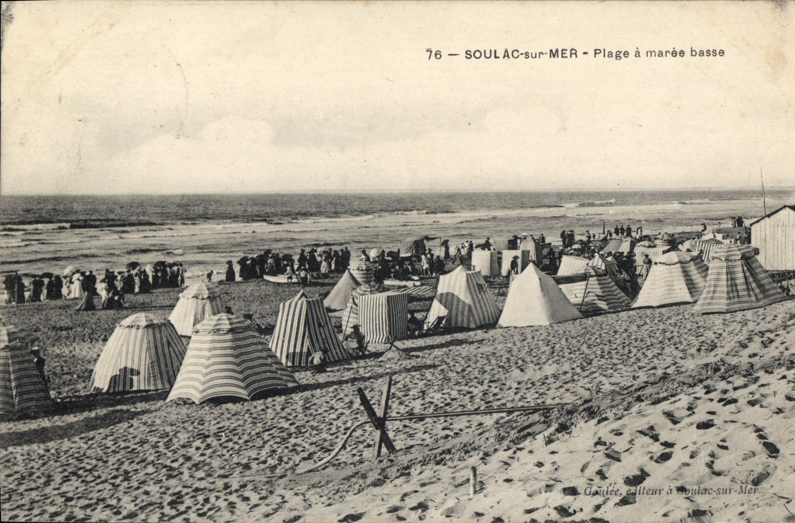Soulac-sur-Mer — Strande bei Ebbe — Goullée, Verlag in Soulac-sur-Mer