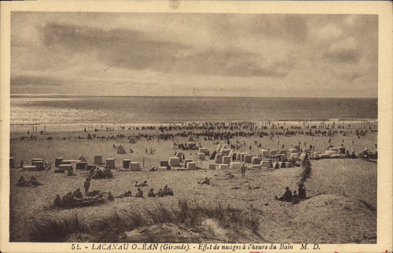 Lacanau Océan (Gironde) — Effekt von Wolken zur Badezeit — M. D.