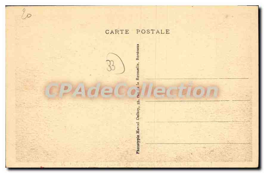 Lacanau Océan (Gironde) — Effekt von Wolken zur Badezeit — M. D. — Rückseite