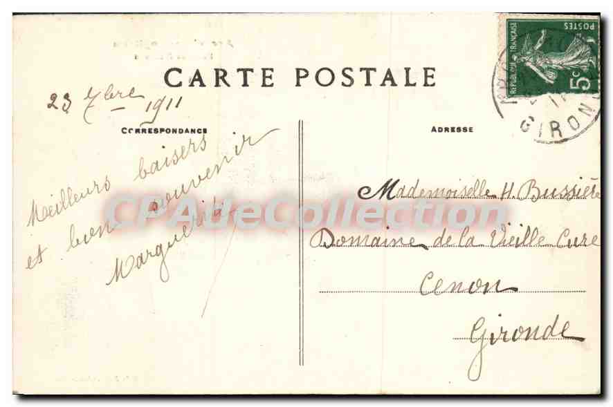 Arcachon-Mouleau — Route de Mouleau — Mille J.-L., Foto-Verlag — Rückseite