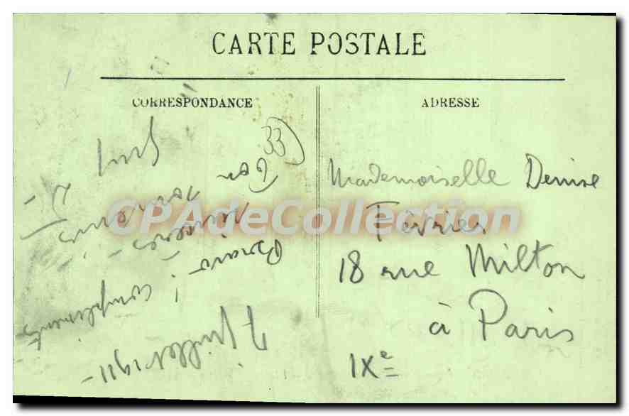 Bordeaux — Cours Victor-Hugo et le Lycée — LL. — n° 806 — Verso