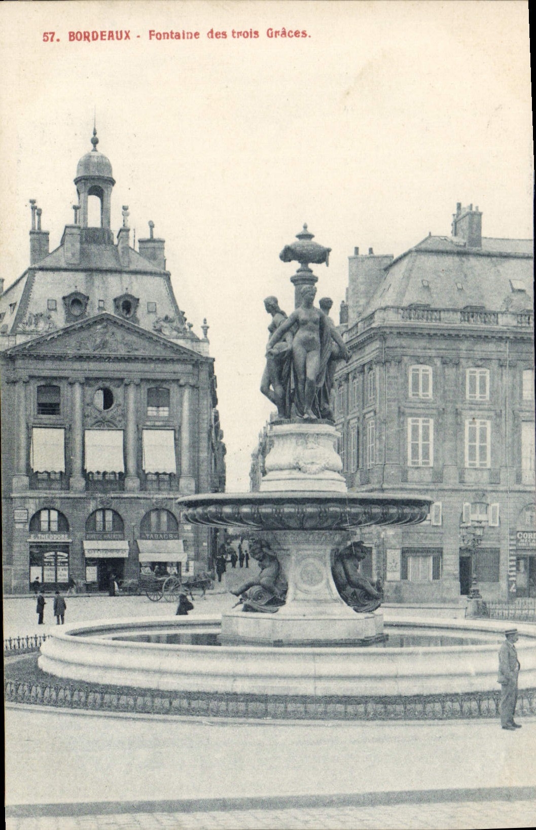 Bordeaux - Fontaine des trois Grâces. - BORDEAUX - Fontaine des trois Grâces. - BORDEAUX - Fontaine des trois Grâces.