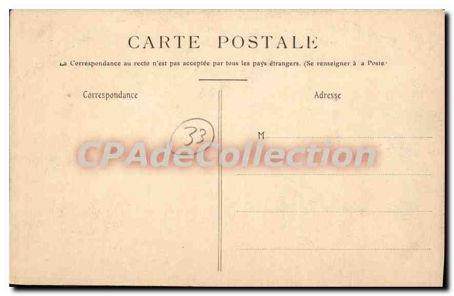 Soulac-sur-Mer — Un coin de la forêt de pins près l'église — Cl. Ornon, éditeur, Soulac-sur-Mer — Verso