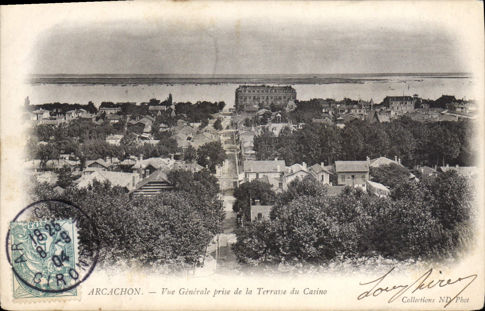 Arcachon — Allgemeiner Blick von der Terrasse des Casinos — Collections ND Phot