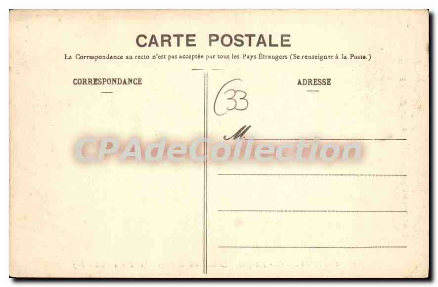 Arcachon - Côte d'Argent - Das Casino am Strand - Die Zelte - BR - 897 — Rückseite