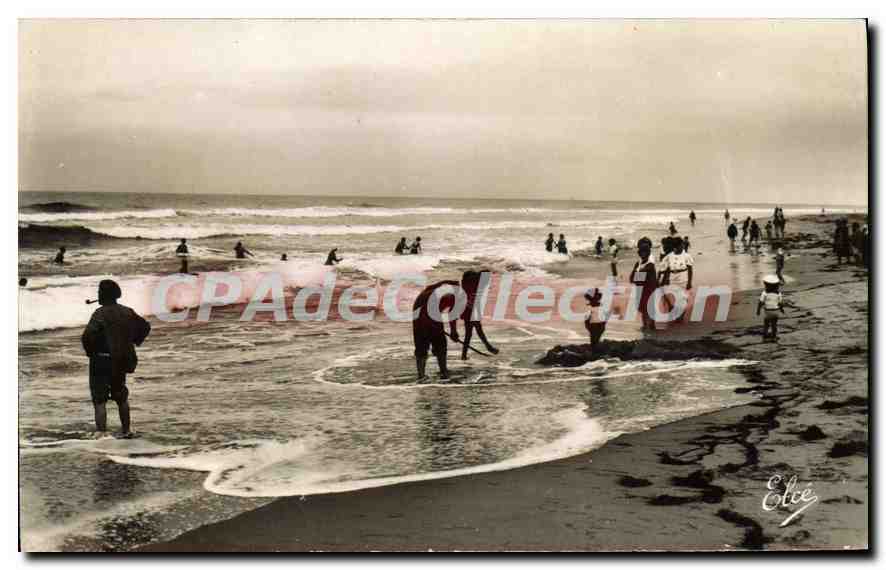 CAP-FERRET - Bassin d'Arcachon — Les vagues de l'Océan et baignade — Édition L. Chatugeau, 96, Cours Victor Hugo - Bordeaux