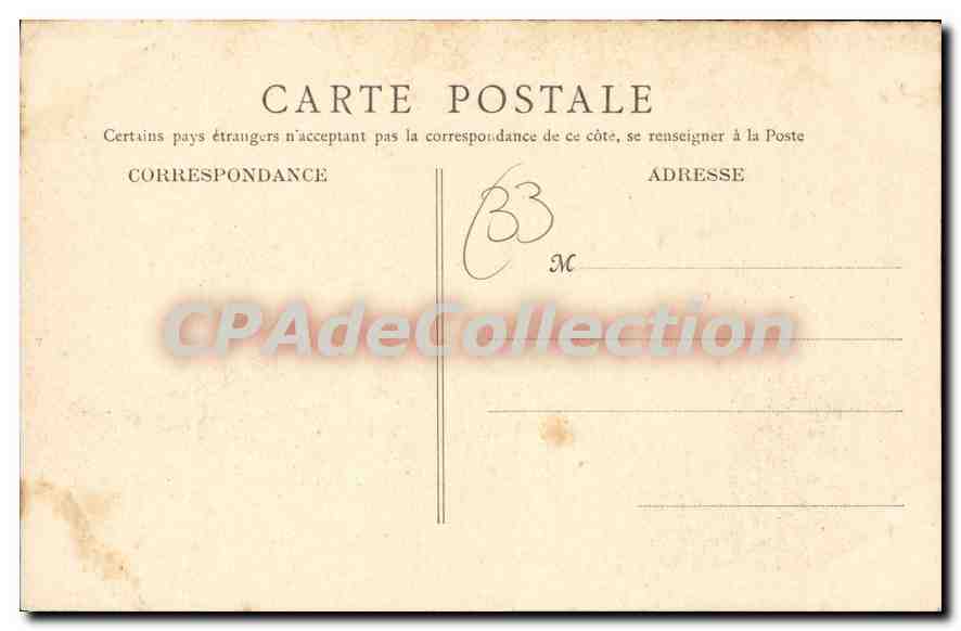 CPA Bordeaux La Tour Pey Berland — Verso